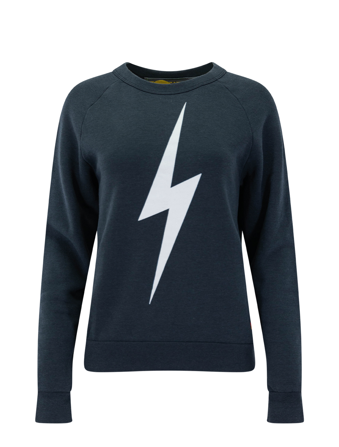 bolt sweatshirt in charcoal and white