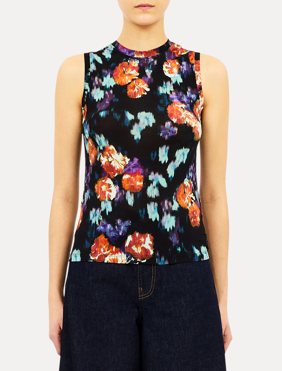 ines jersey top in nocturne