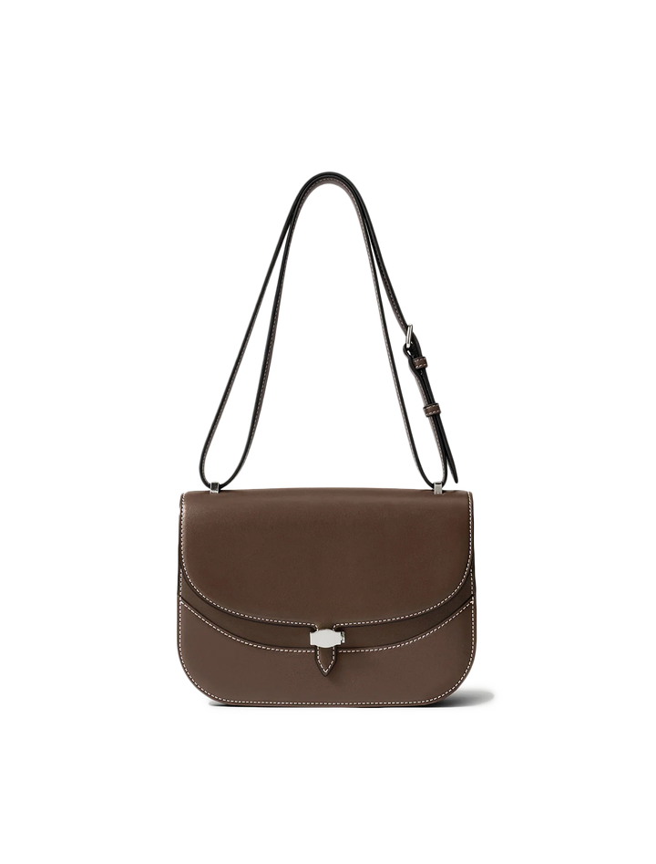 dash saddle bag in whiskey leather