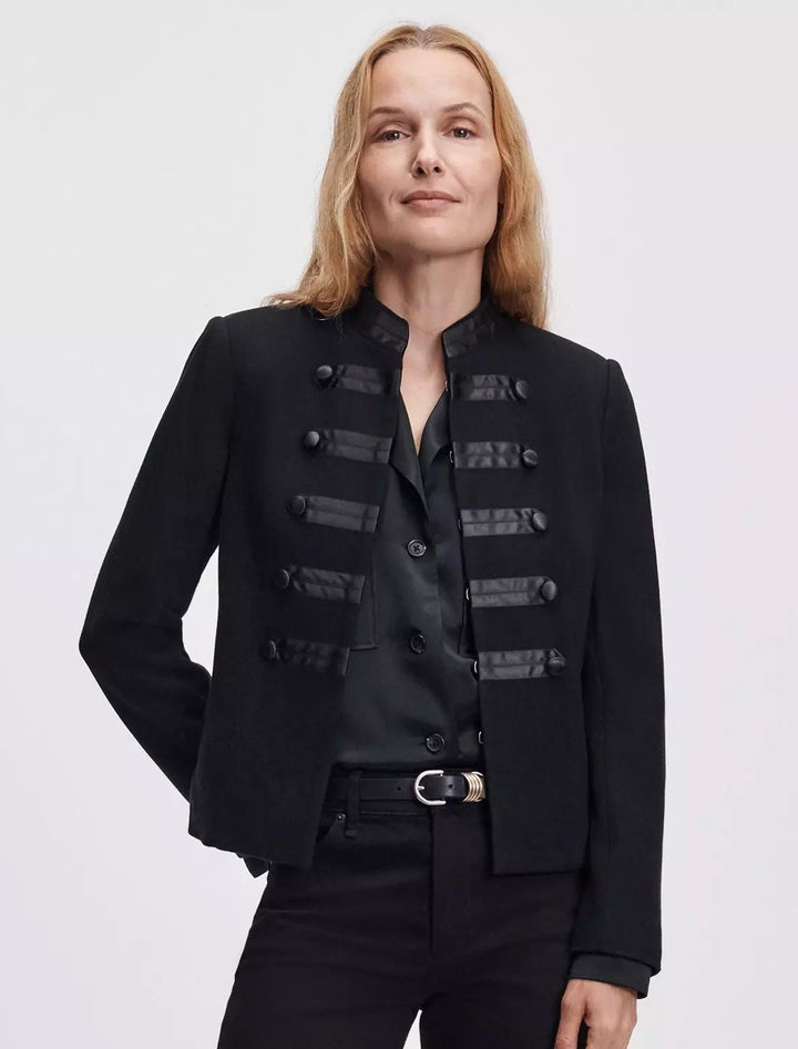 mercer regalia blazer in black