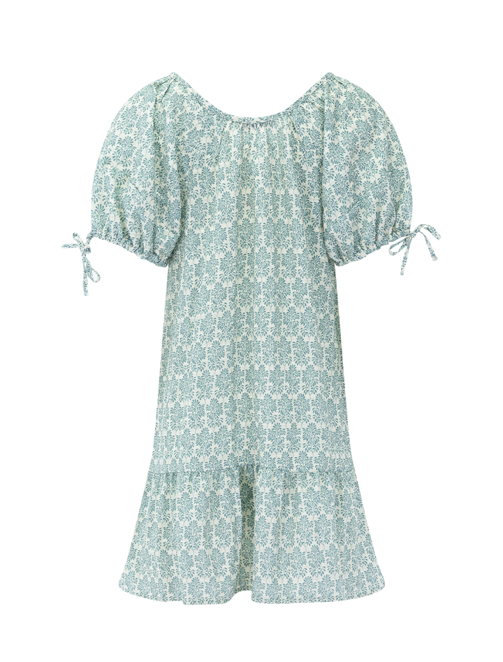 clio dress in olivia print
