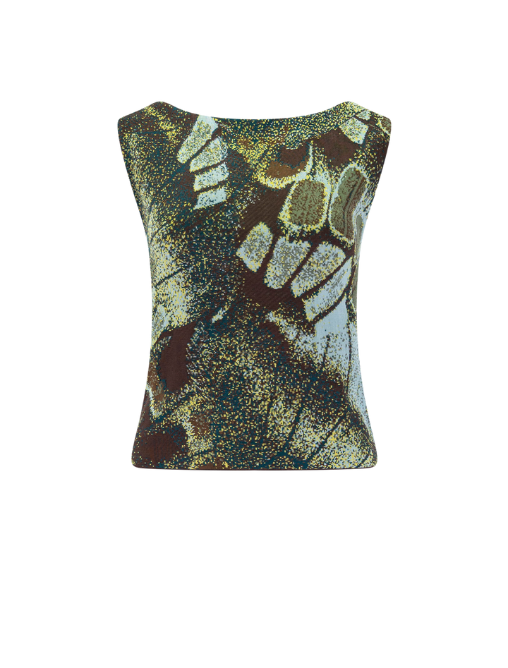 veronica top in butterfly moss