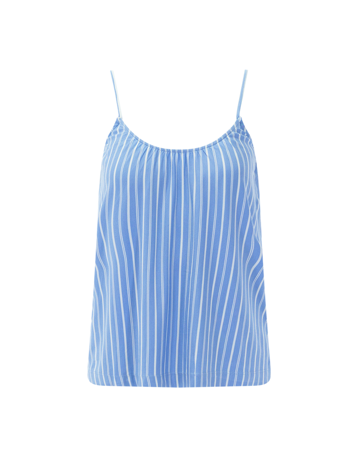 gisele printed cami and pant pj set in nordic stripes