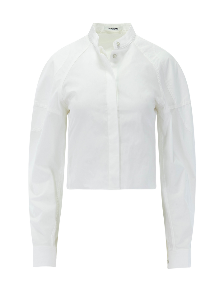 saddle shirt in white