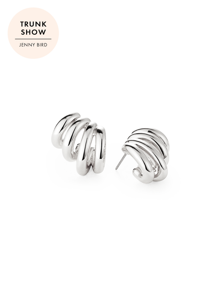 monroe earrings in silver