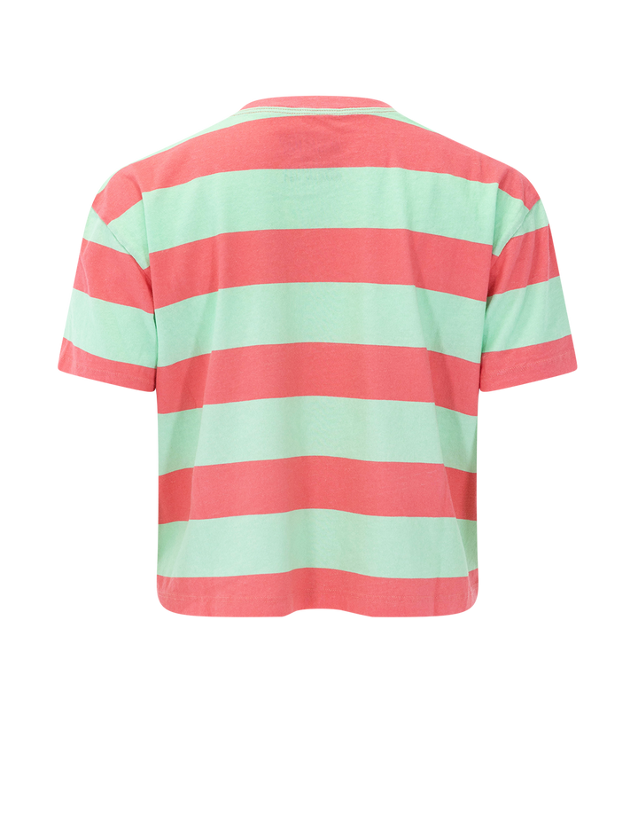 shrunken boy tee in watermelon stripe