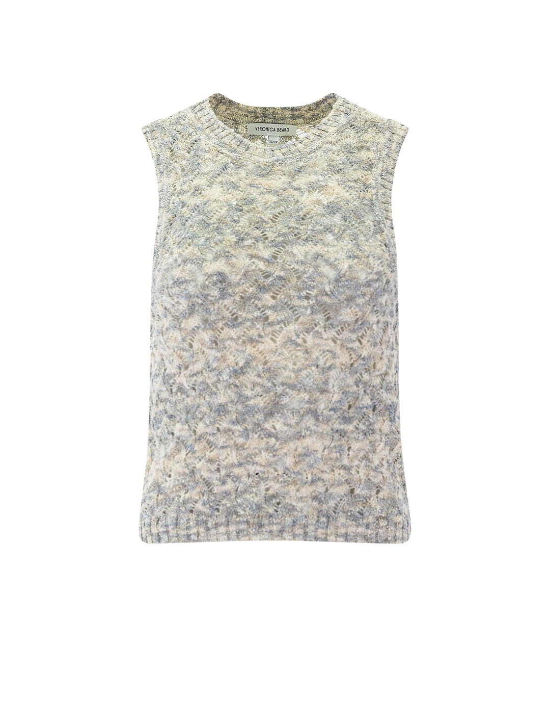 cropped jerrel knit tank in dove multi