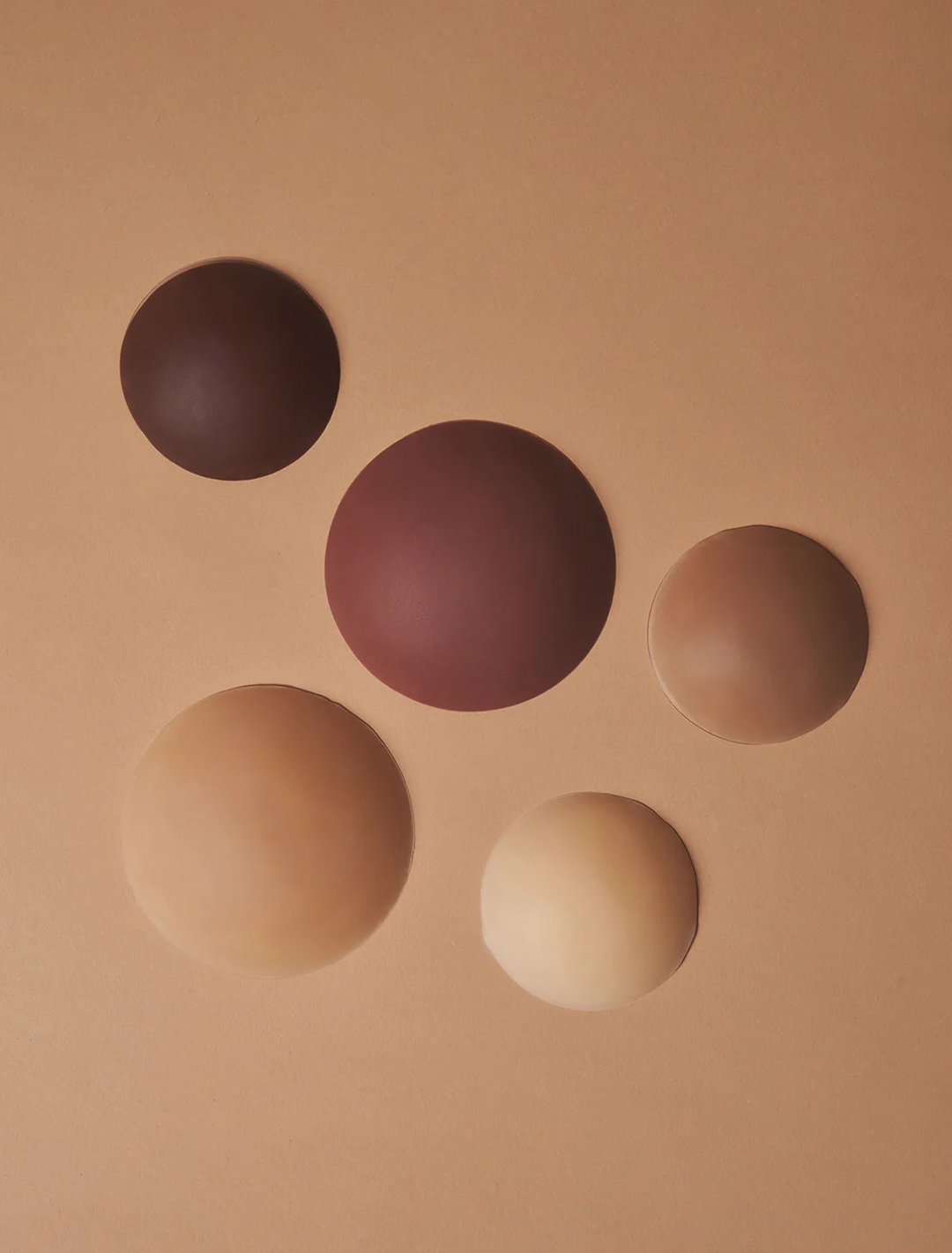 nippies skin adhesive nipple covers | caramel / size 2 (D+)