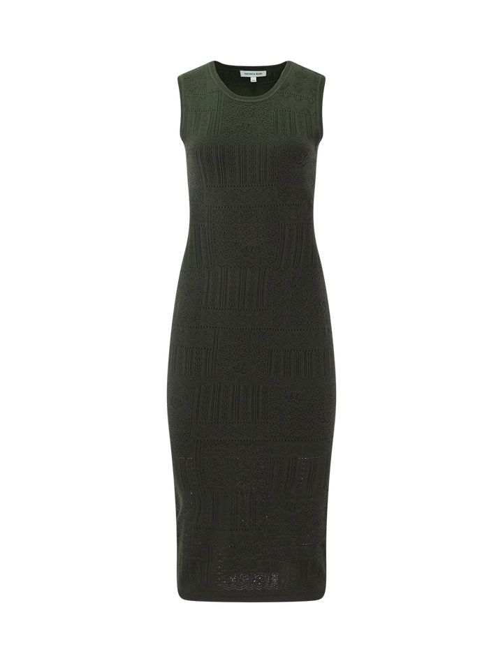 tamiko knit dress in loden