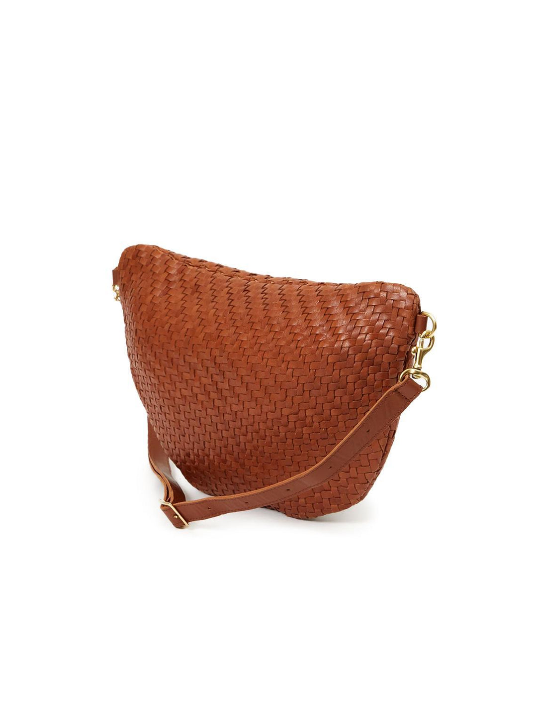 grande fanny in hazelnut woven zig zag