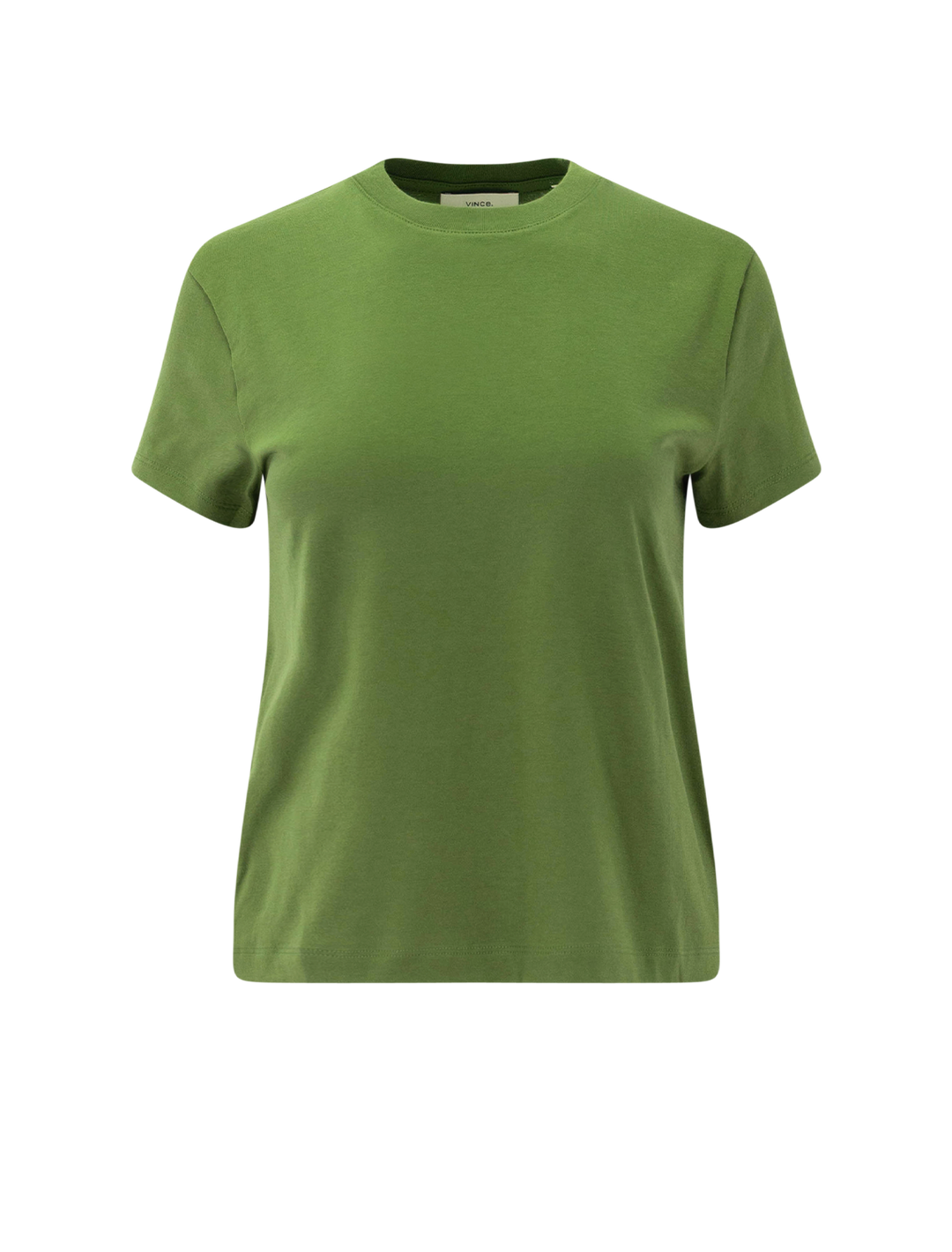 short sleeve crew neck tee in herb