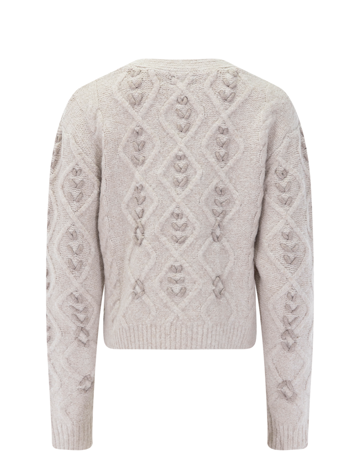 efie cardi in soft fawn