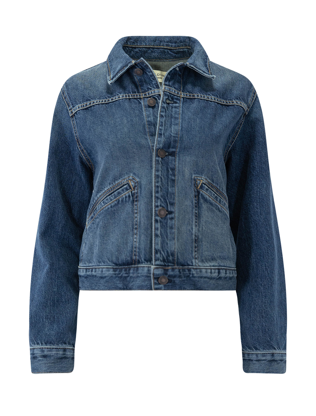 carly denim jacket in simon wash