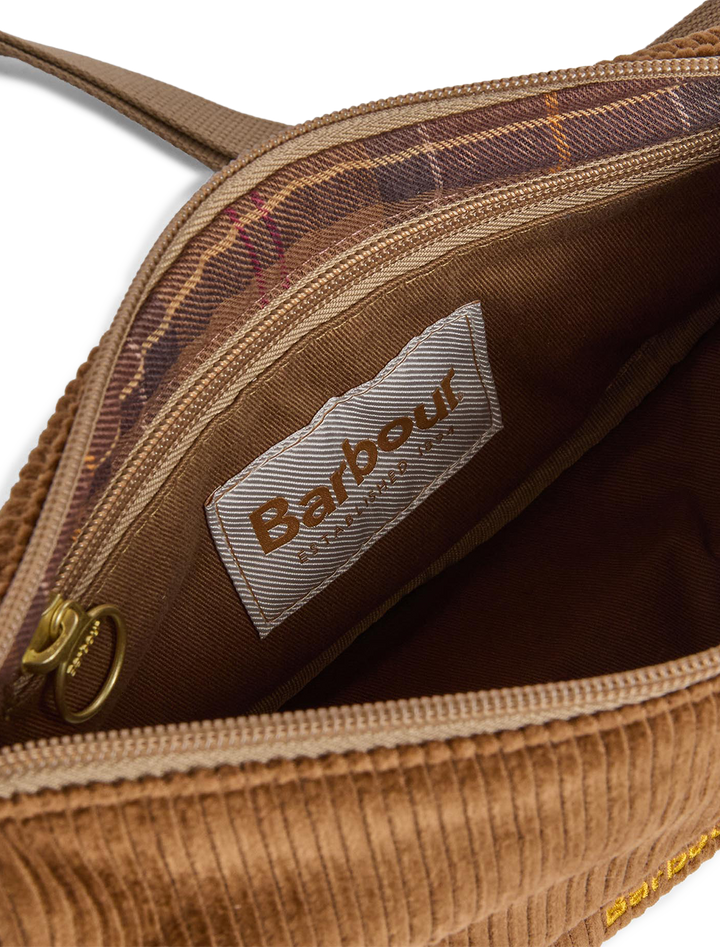 mini mia cord sling bag in brown