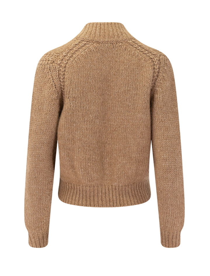 palaps sweater in badiane camel