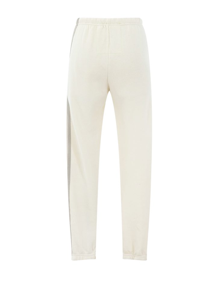 vintage white and white grey sweat pants
