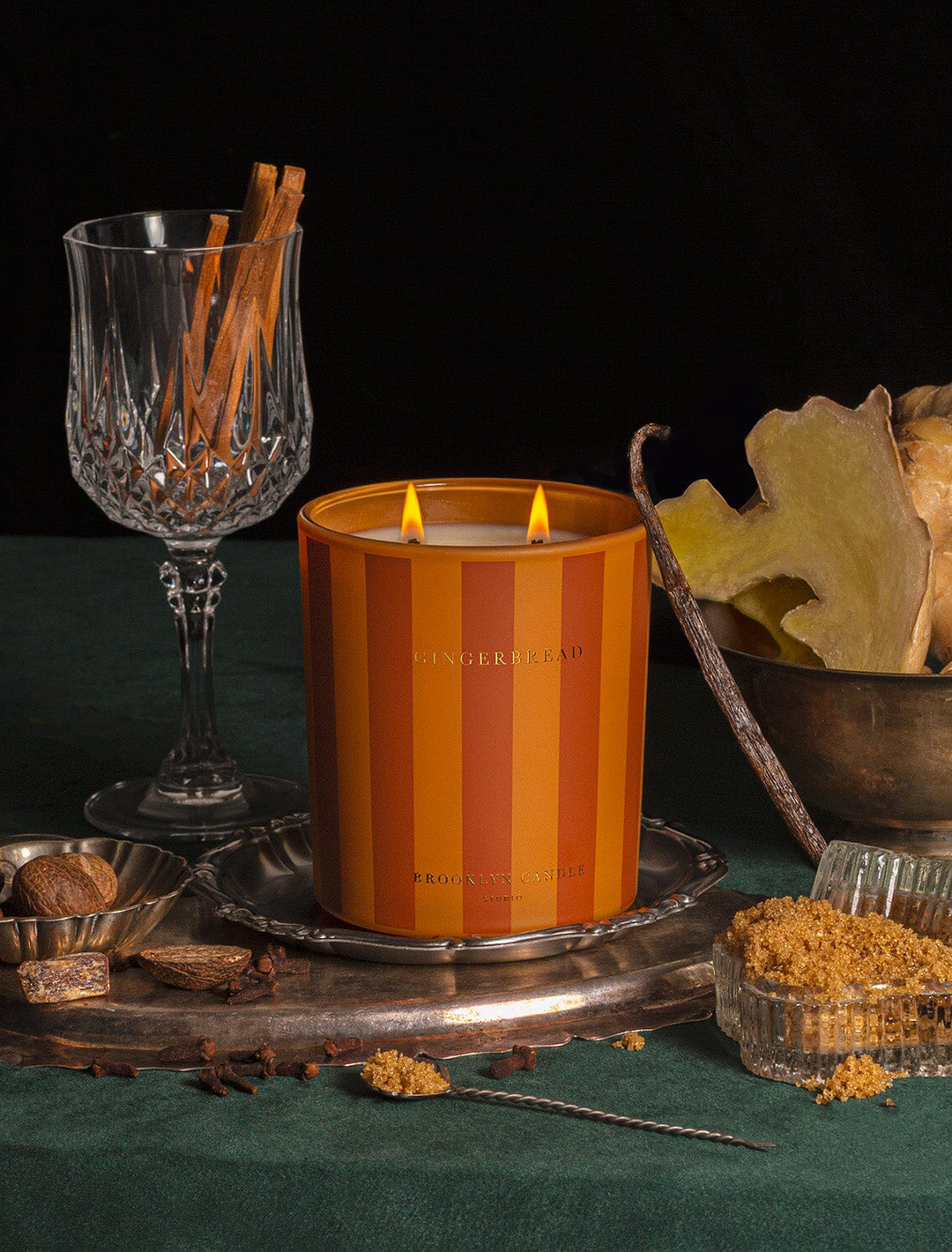 gingerbread candle