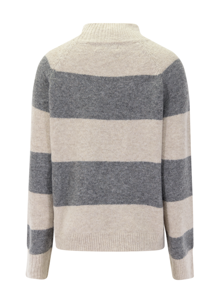 edison pullover in pebbled stripe