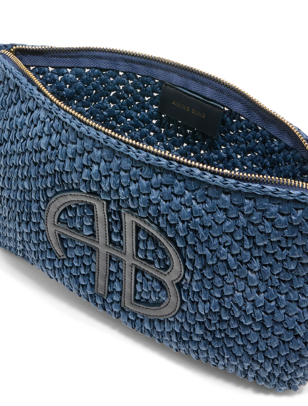 rio pouch in marine blue