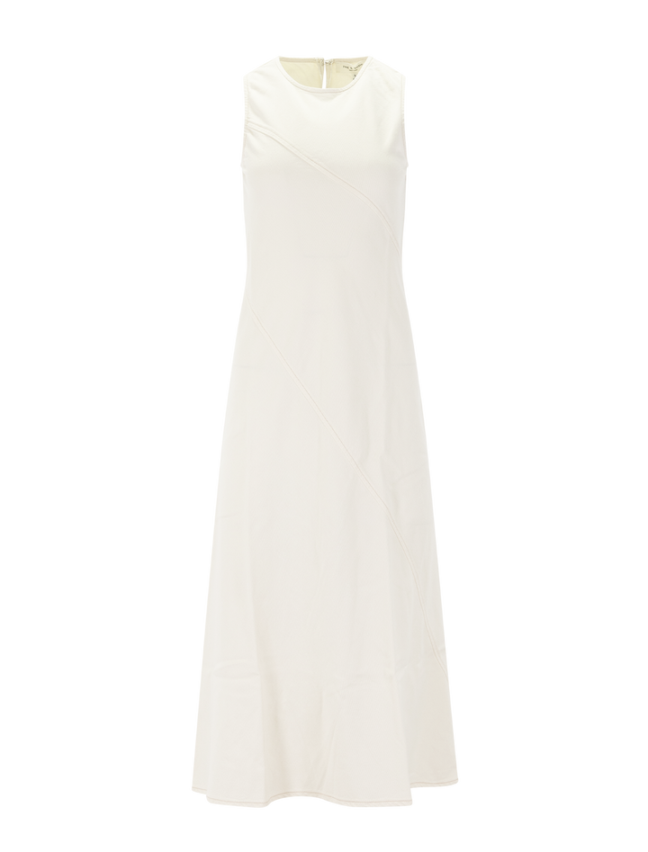 lisbon dress in ecru