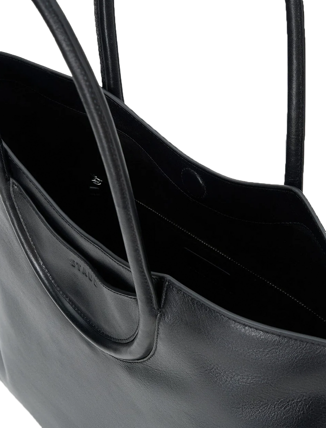 maude north-south tote in black