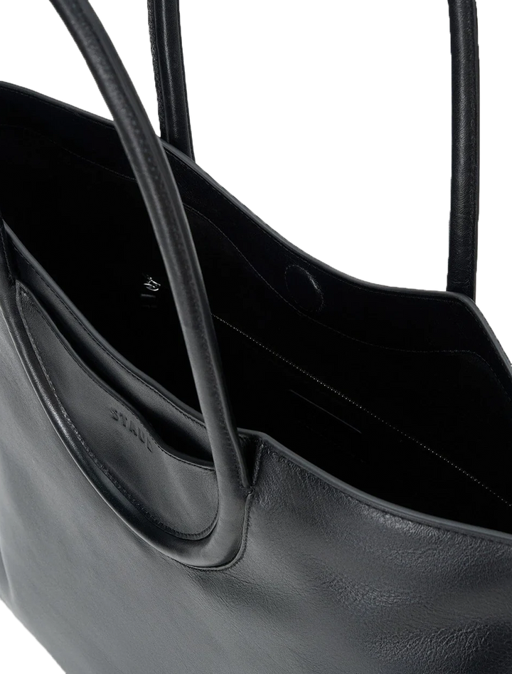 maude north-south tote in black