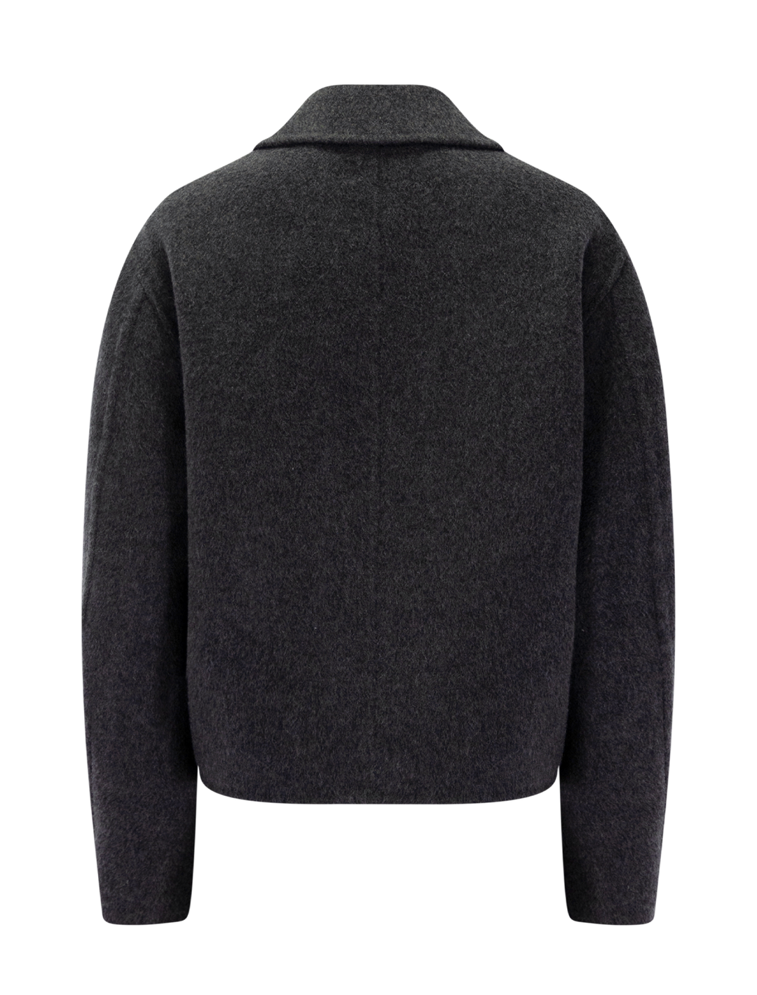cashmere and wool jacket in charcoal