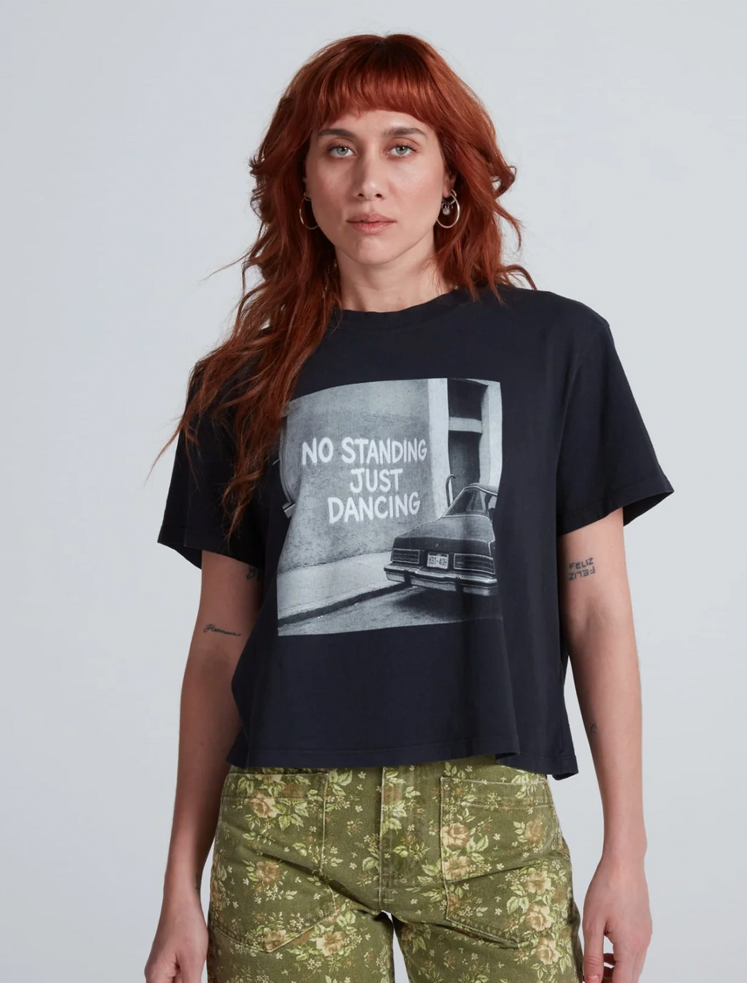 shrunken boy tee in standing