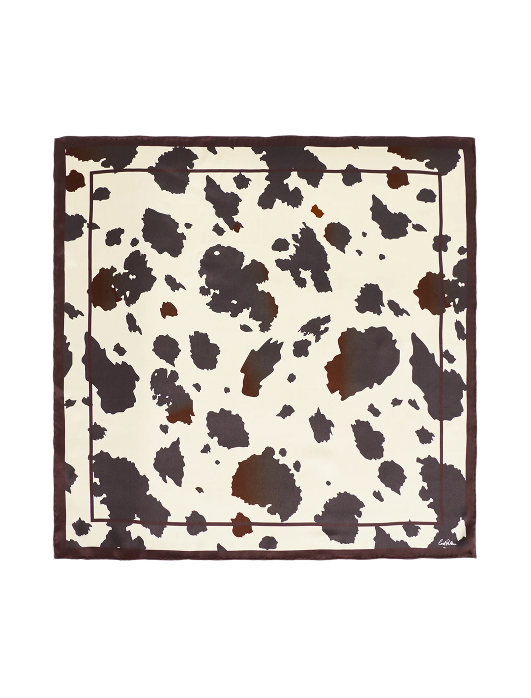 spot chic bandana in cow print