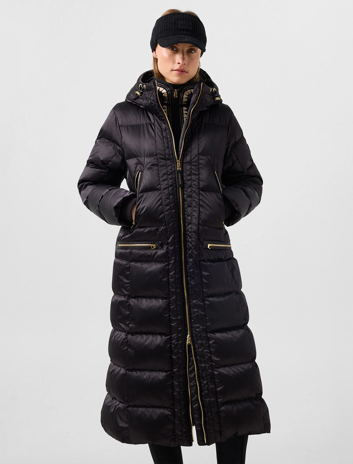 suna down coat in black