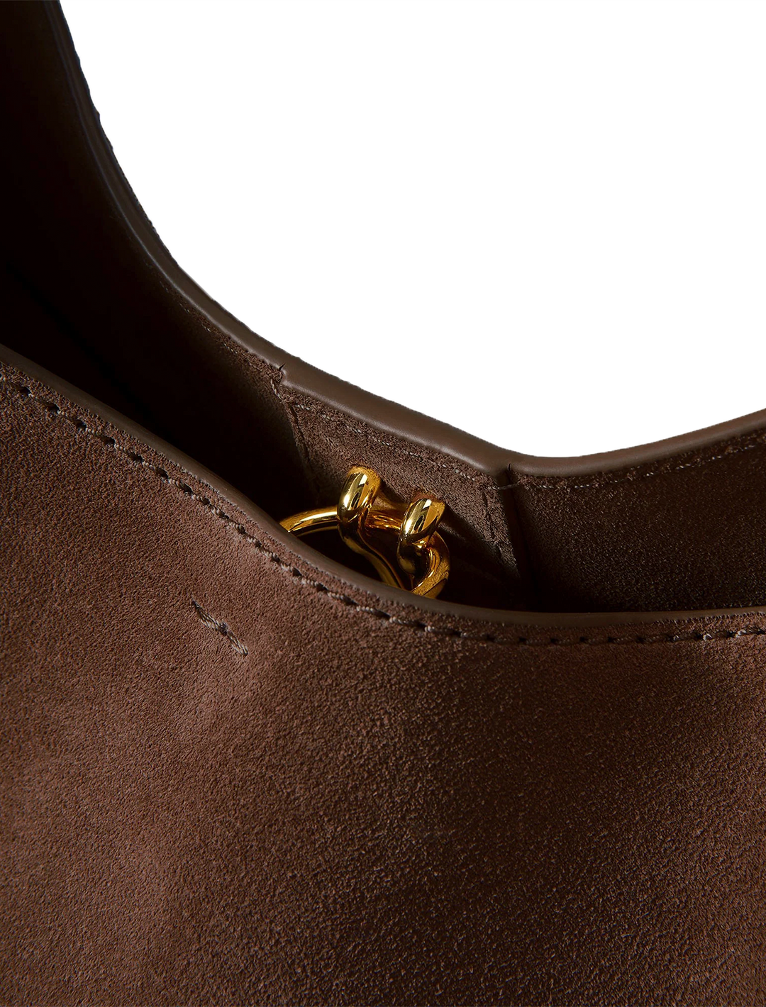 jour bag in espresso suede