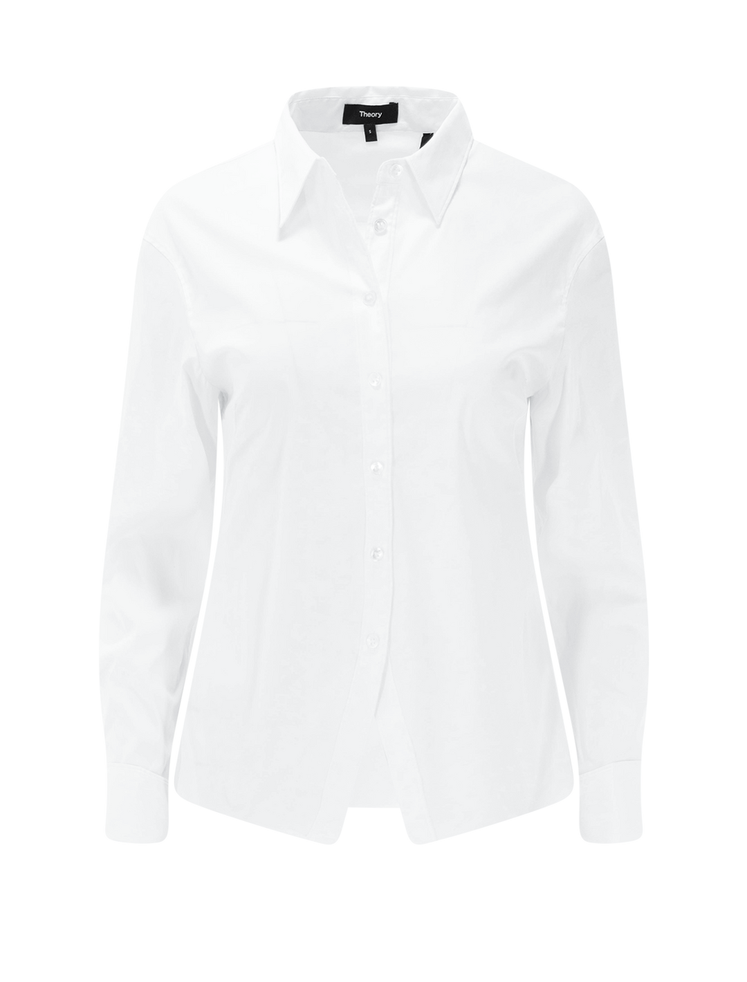 cutaway shirt in white