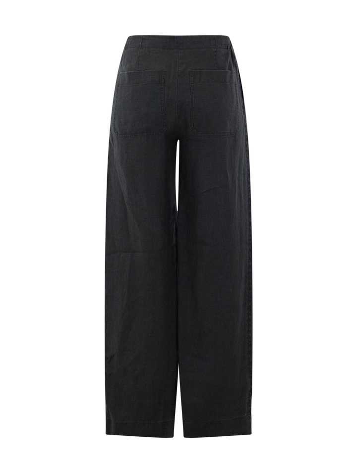 hemp utility pant in new black