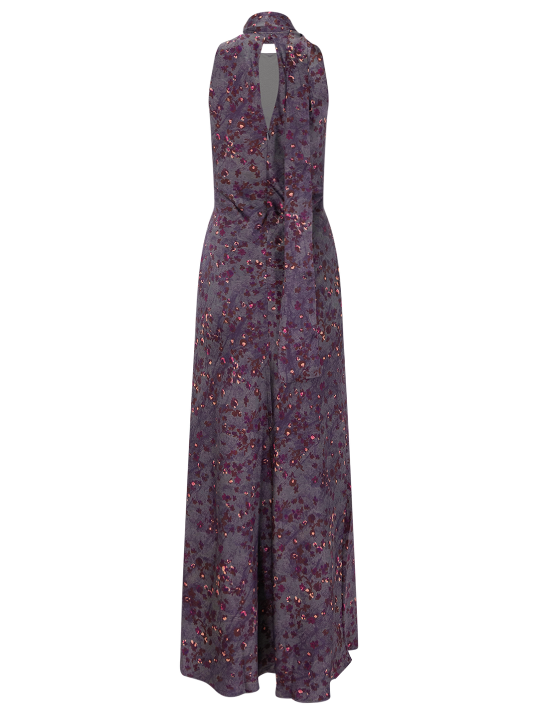 jaiden dress in feather grey print
