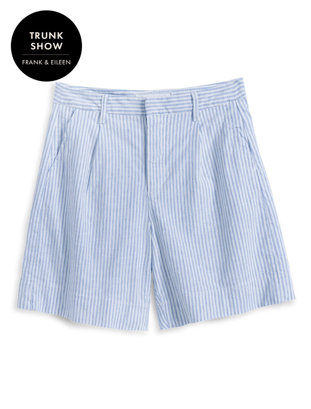 waterford 7.5" short in blue and white stripe