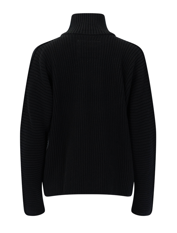 montecito turtleneck in black