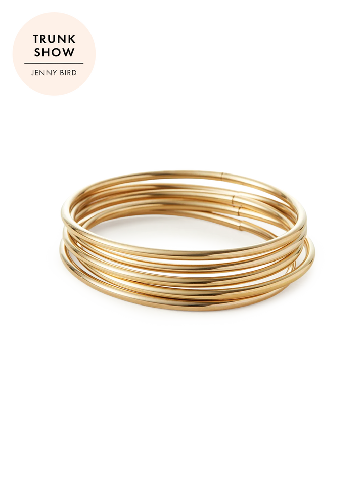 dane bangle set in two-tone - 5pk