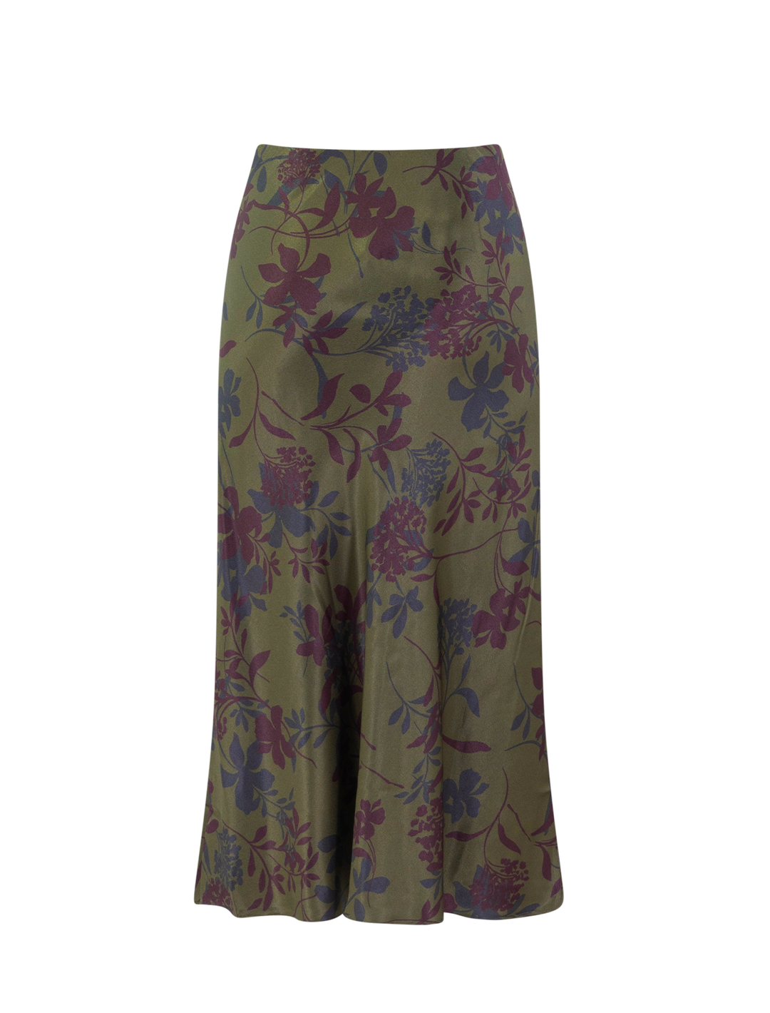 anya skirt in olive dahlia