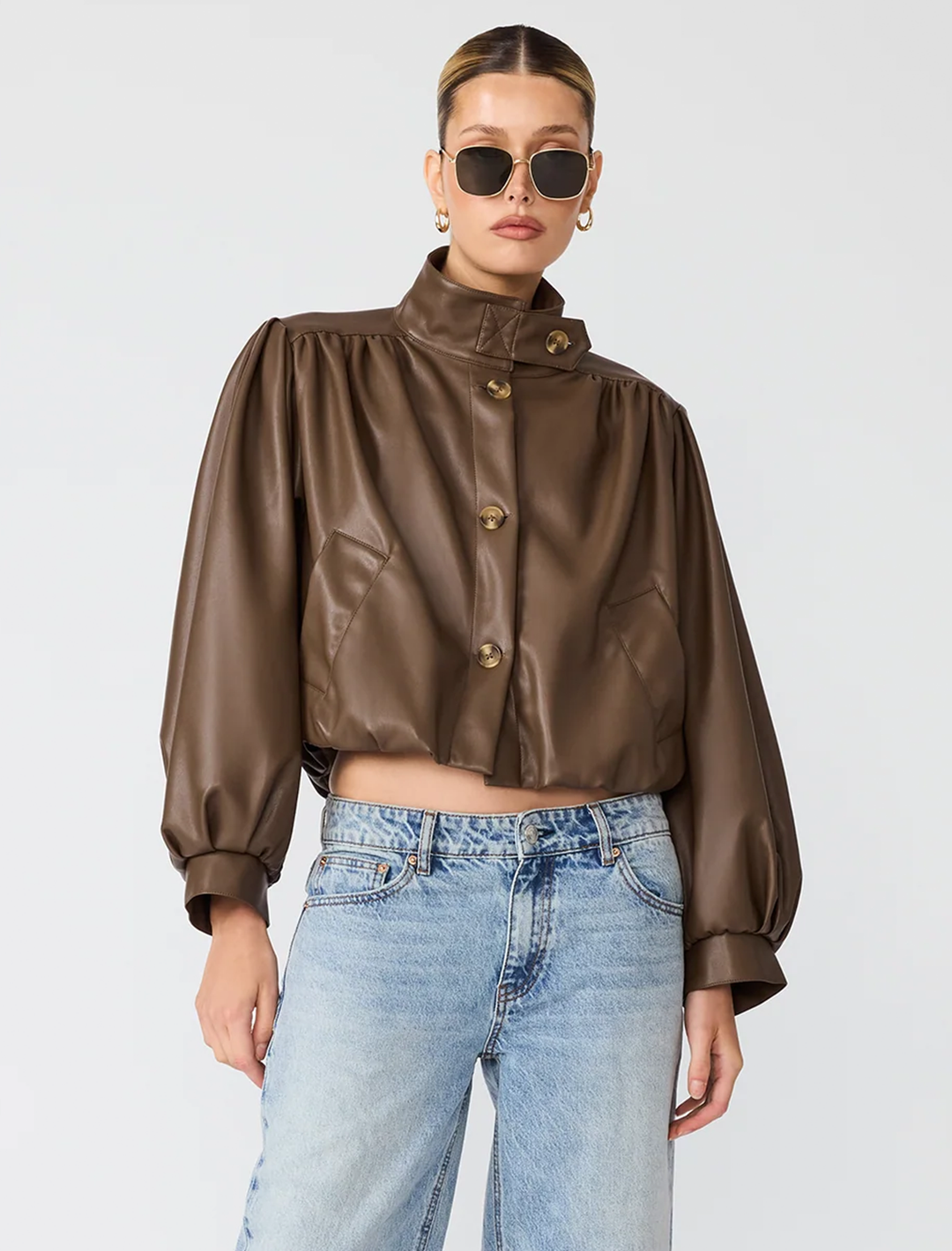 deedee jacket in coco brown
