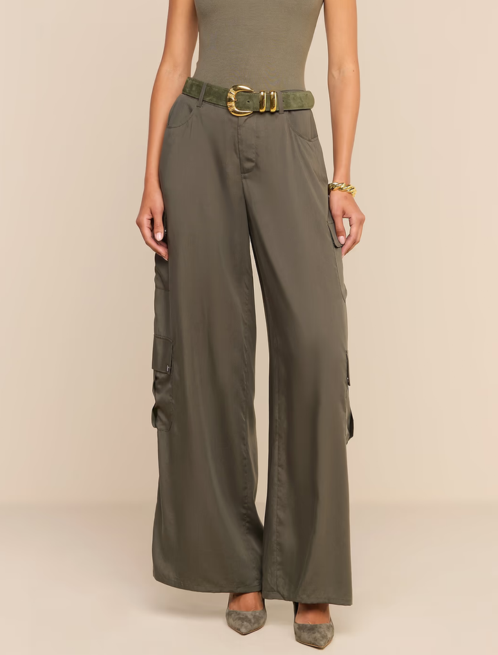 isolde cargo pant in ash olive