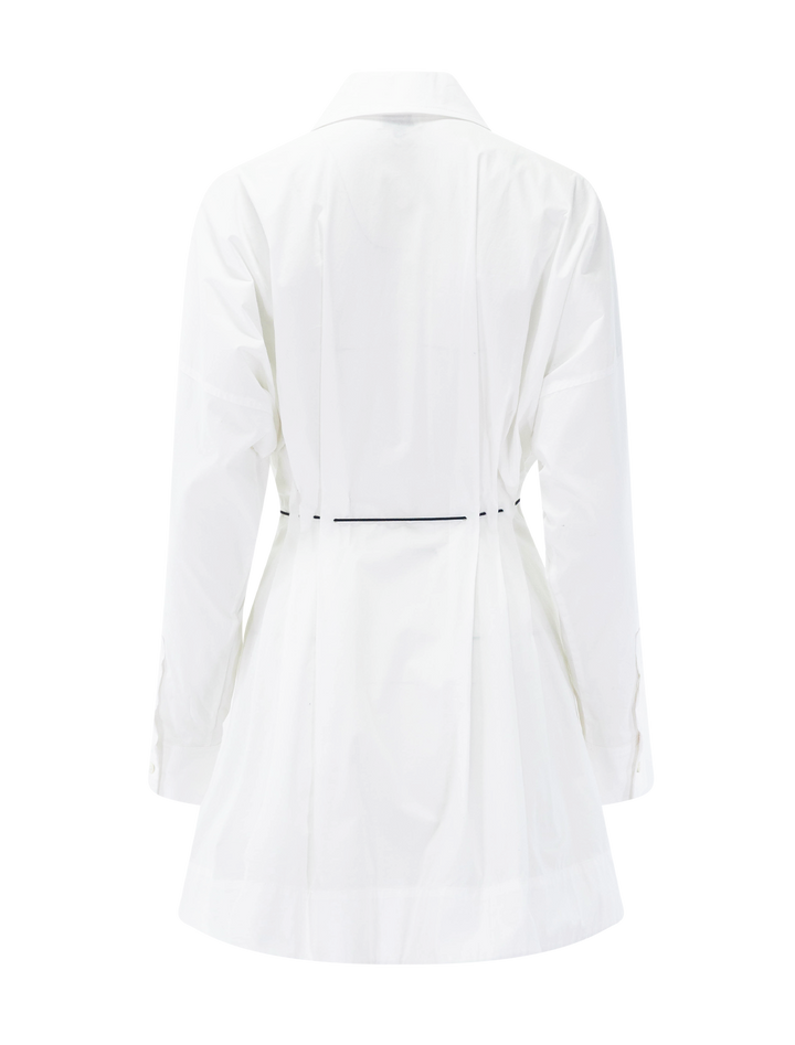 chi dress in white