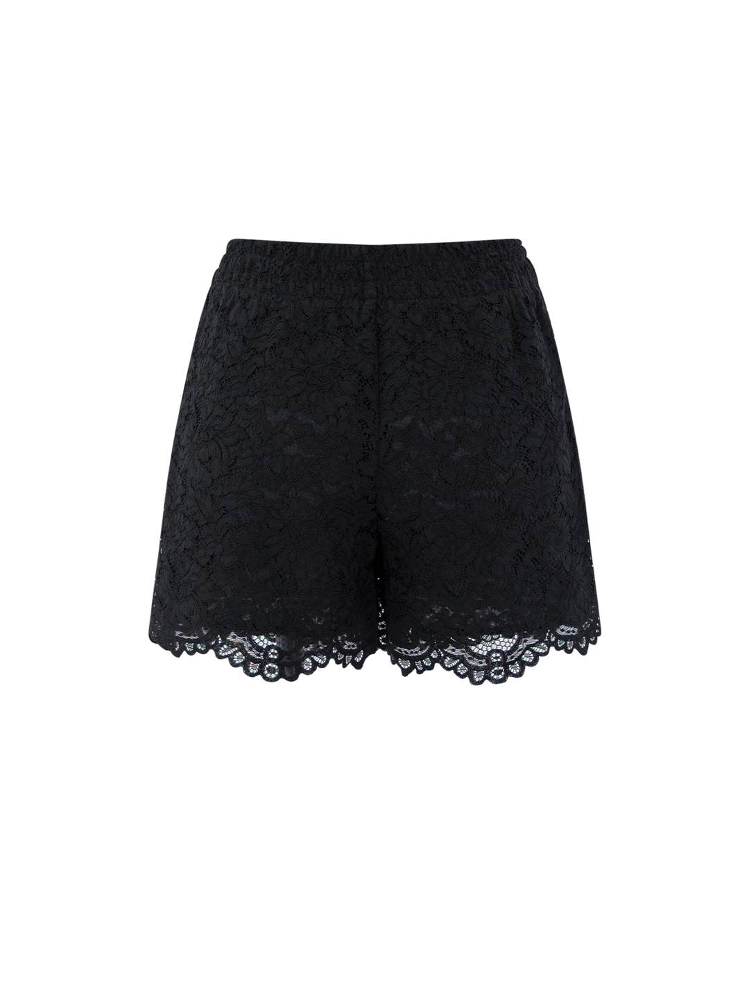 kam short in black lace