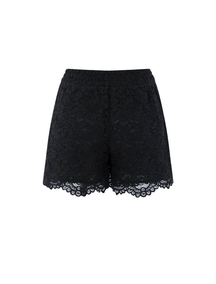 kam short in black lace