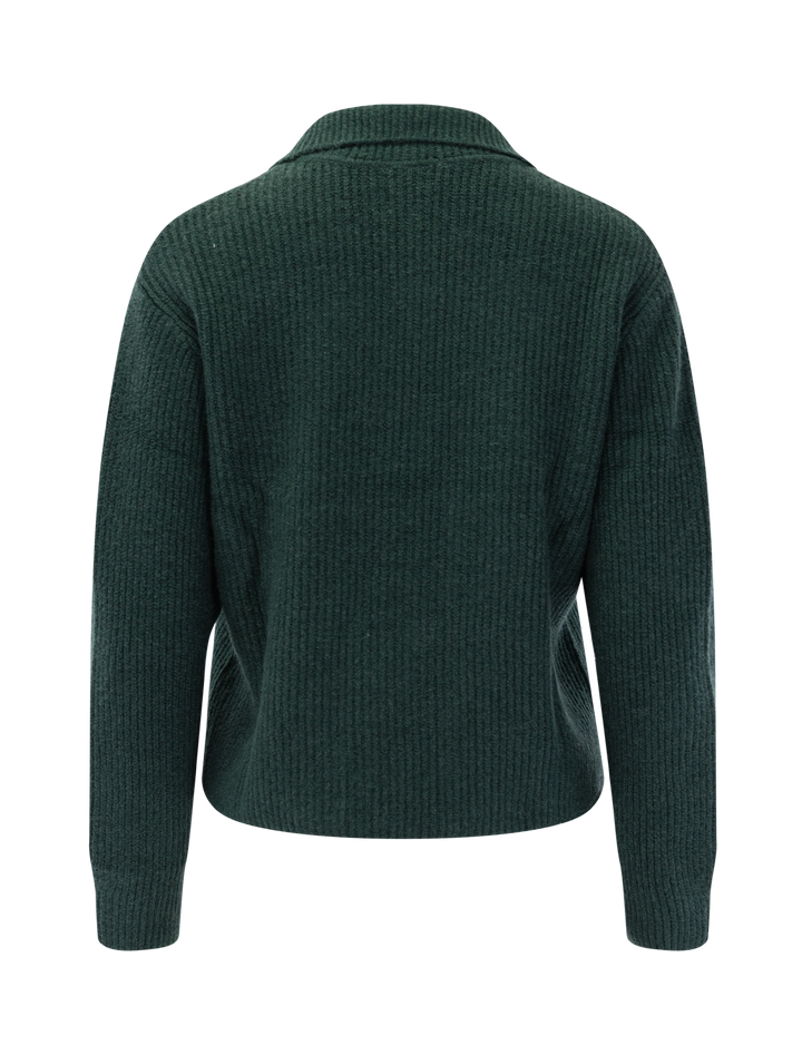 chalet quarter zip sweater in pine