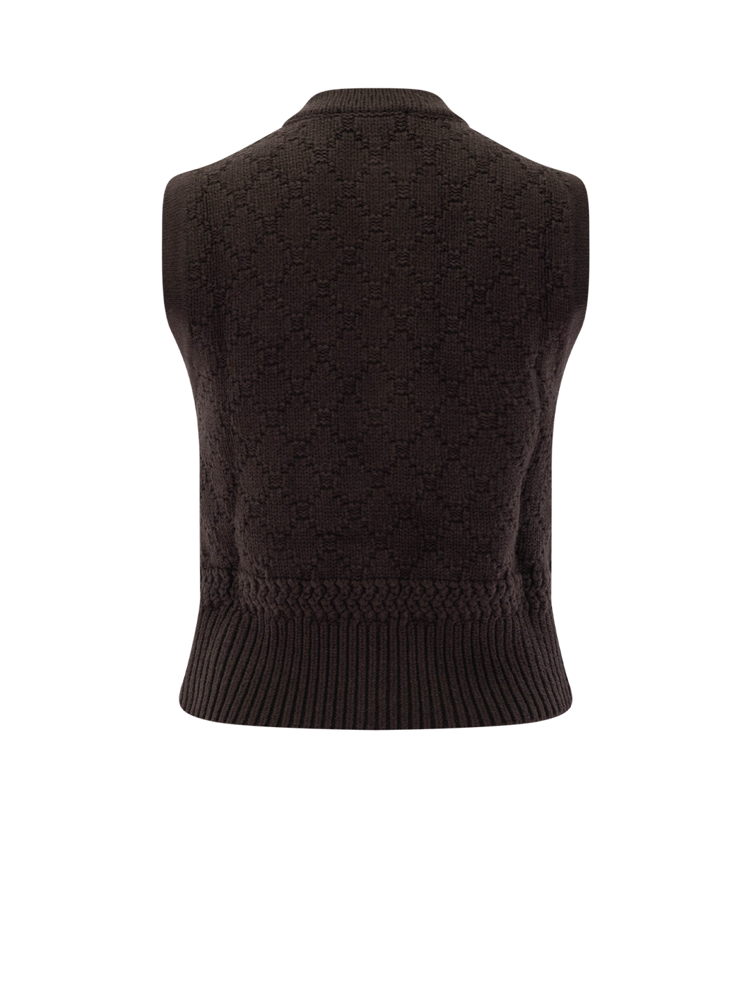 benson sweater vest in java
