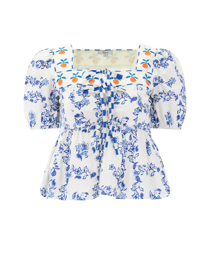 presley top in ceramic floral