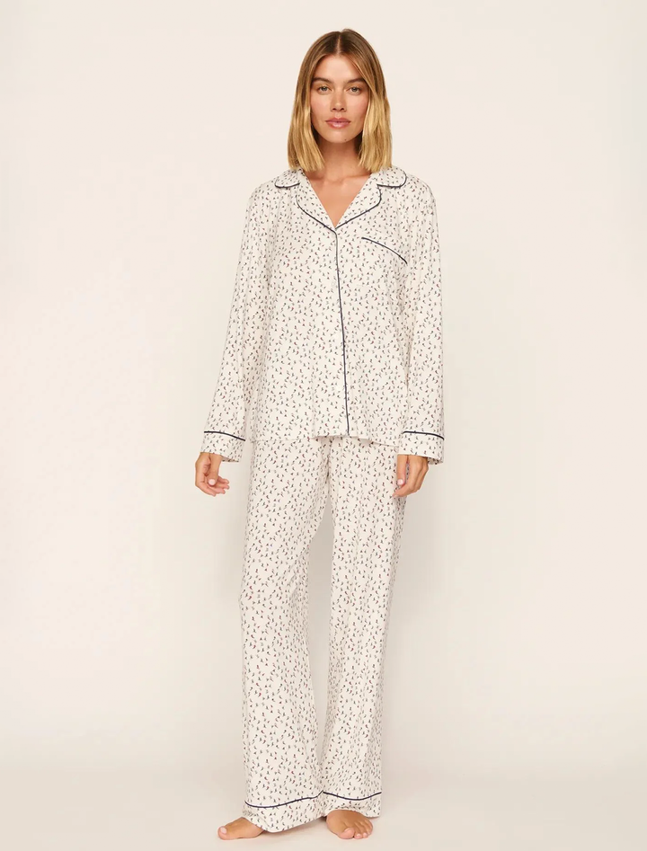 gisele pajama set in on the slopes print