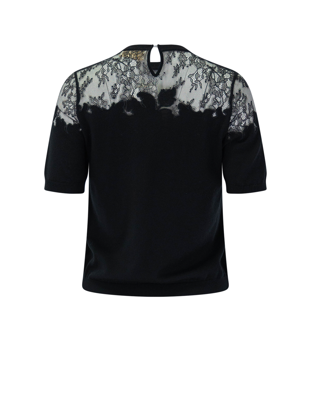 ella lace top in noir