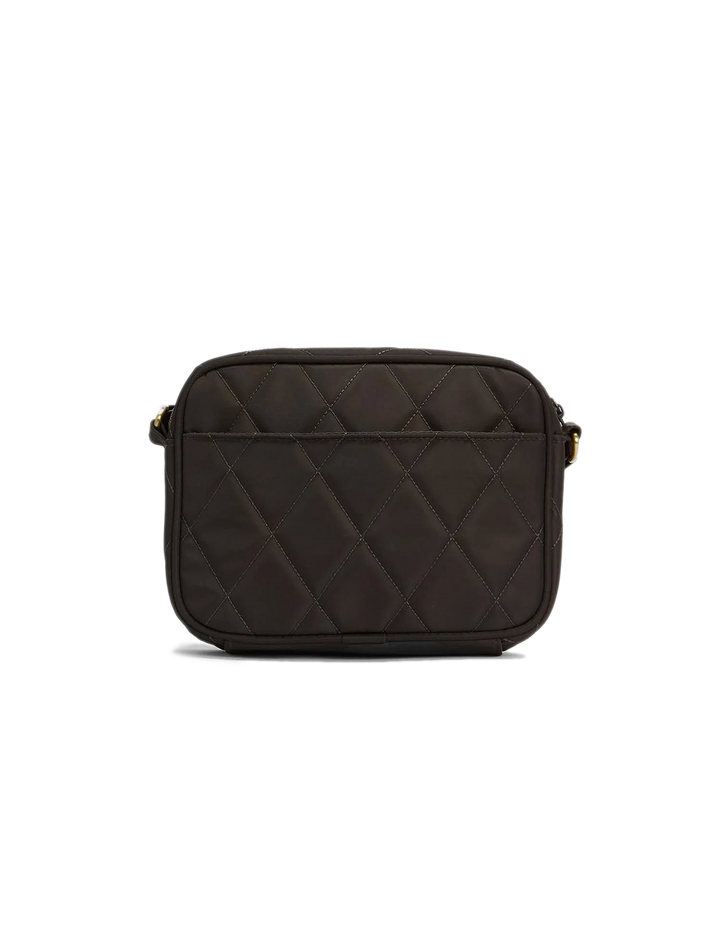 quilted crossbody bag in olive