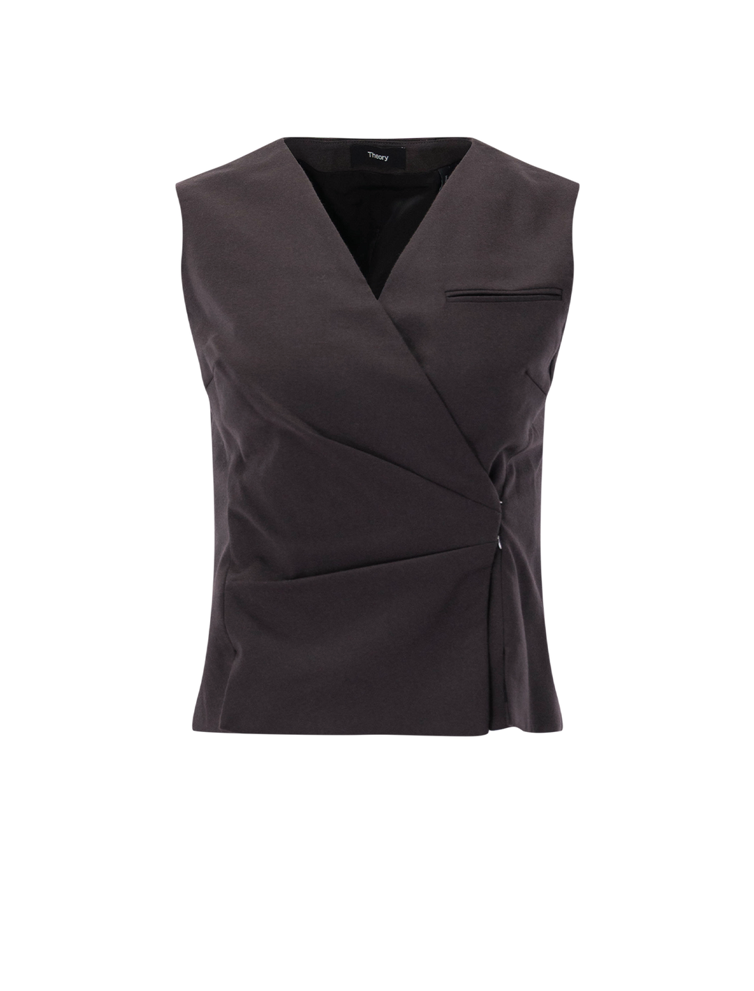 wrap vest in cacao